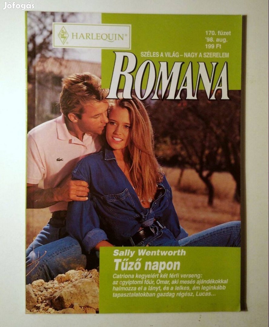 Romana 170. Tűző Napon (Sally Wentworth) 1998 (6kép+tartalom)