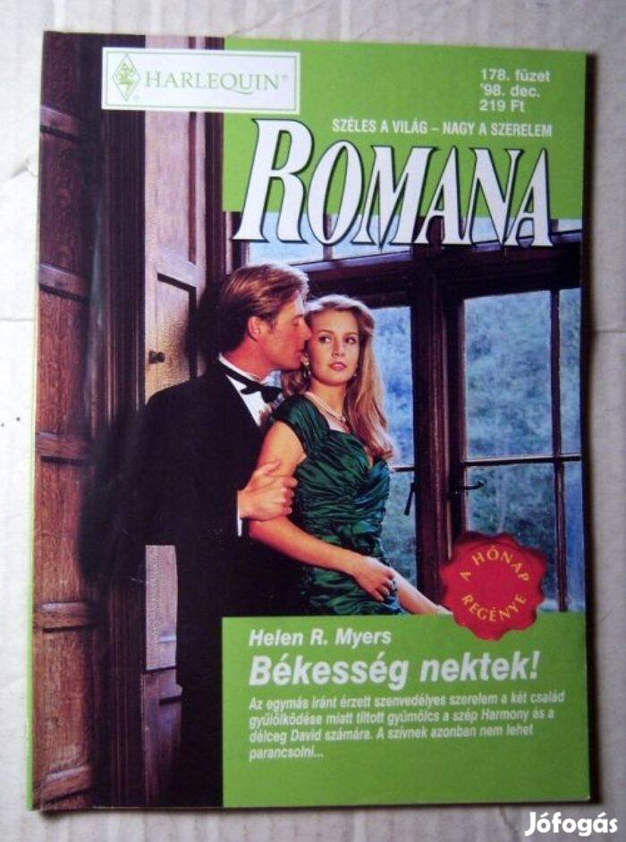 Romana 178. Békesség Nektek (Helen R. Myers) 1998 (romantikus)