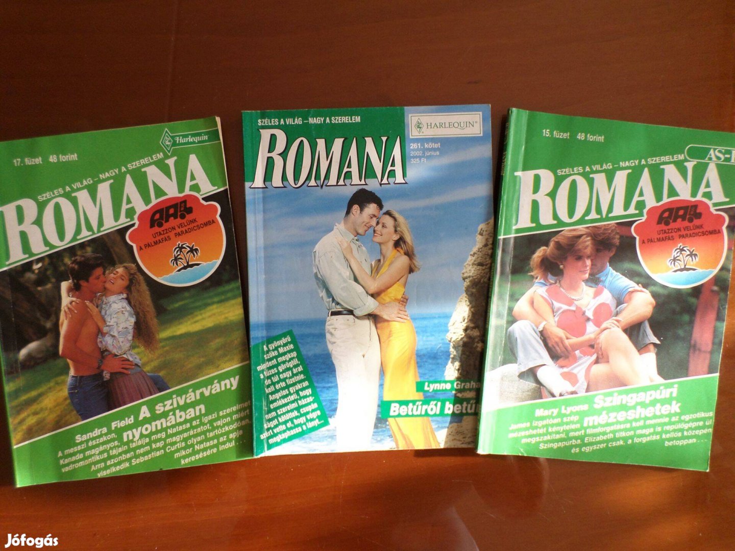 Romana 17. füzet Sandra Field A szivárvány nyomában 3 db Romantikus