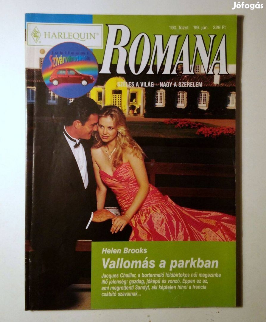 Romana 190. Vallomás a Parkban (Helen Brooks) 1999 (6kép+tartalom)