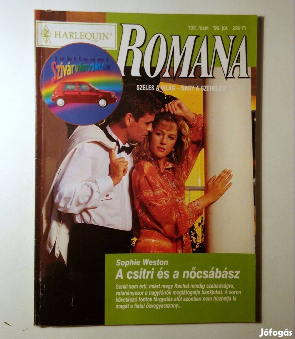 Romana 192. A Csitri és a Nőcsábász (Sophie Weston) 1999 (6kép+tartalo