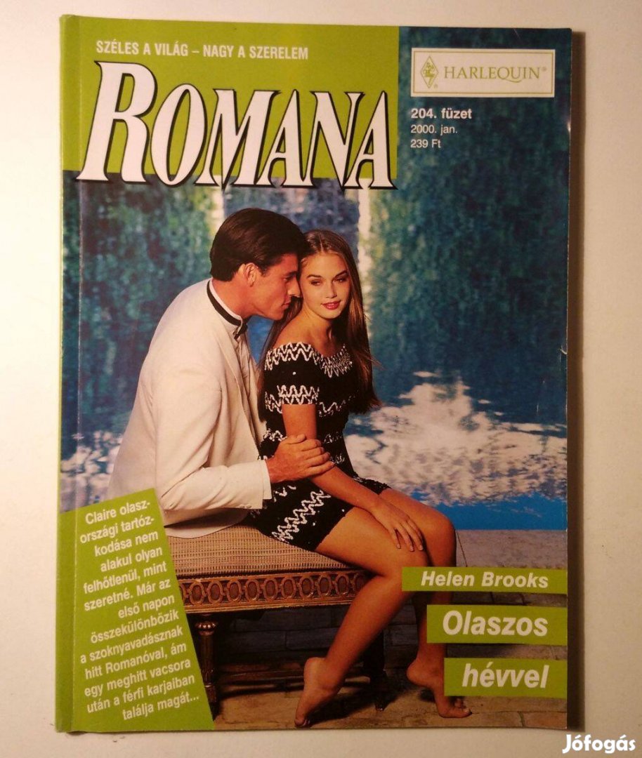 Romana 204. Olaszos Hévvel (Helen Brooks) 2000 (6kép+tartalom)