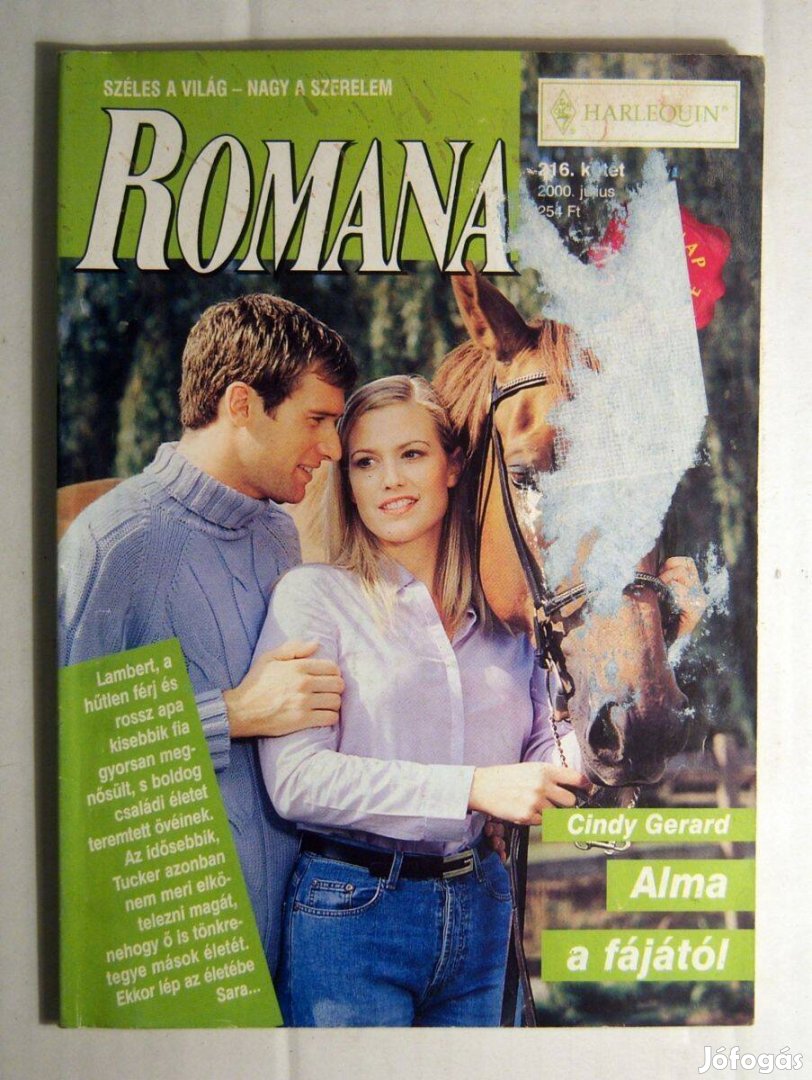 Romana 216. Alma a Fájától (Cindy Gerard) 2000 (2kép+tartalom)