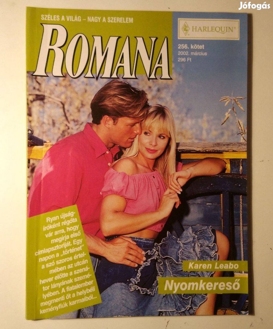 Romana 256. Nyomkereső (Karen Leabo) 2002 (6kép+tartalom)