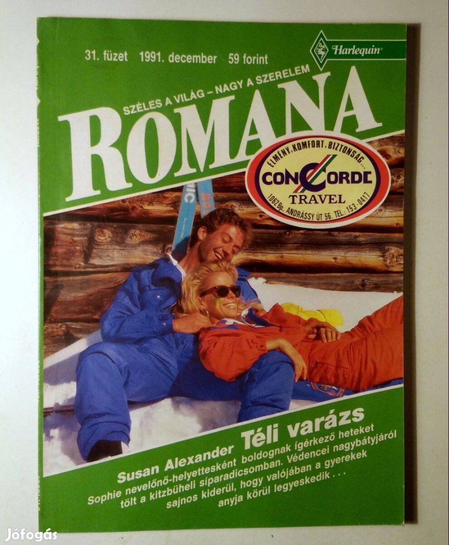 Romana 31. Téli Varázs (Susan Alexander) 1991 (6kép+tartalom)