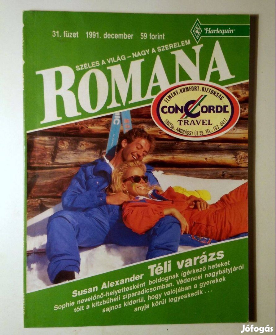 Romana 31. Téli Varázs (Susan Alexander) 1991 (6kép+tartalom)