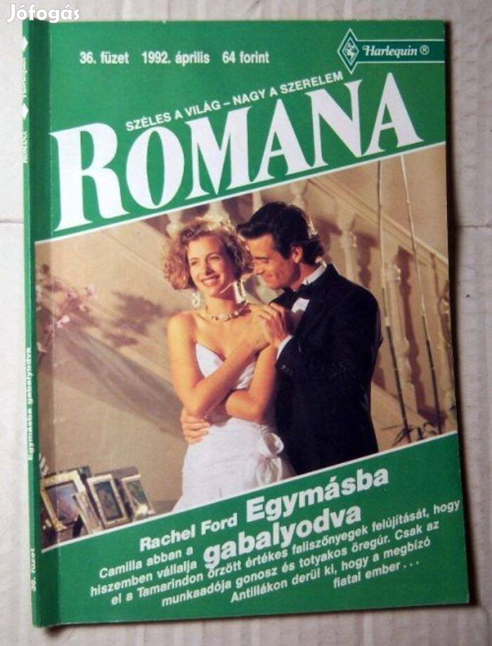 Romana 36. Egymásba Gabalyodva (Rachel Ford) 1992 (romantikus)