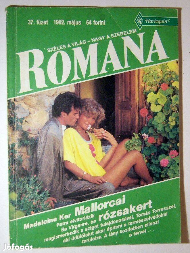 Romana 37. Mallorcai Rózsakert (Madeleine Ker) 1992 (2kép+tartalom)