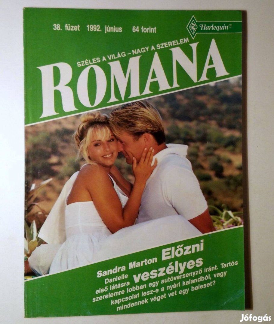 Romana 38. Előzni Veszélyes (Sandra Marton) 1992 (6kép+tartalom)