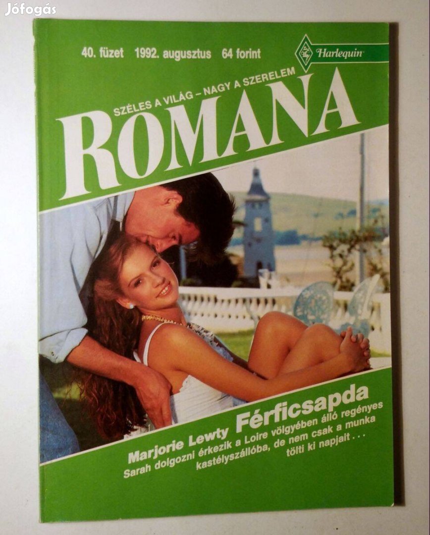 Romana 40. Férficsapda (Marjorie Lewty) 1992 (6kép+tartalom)