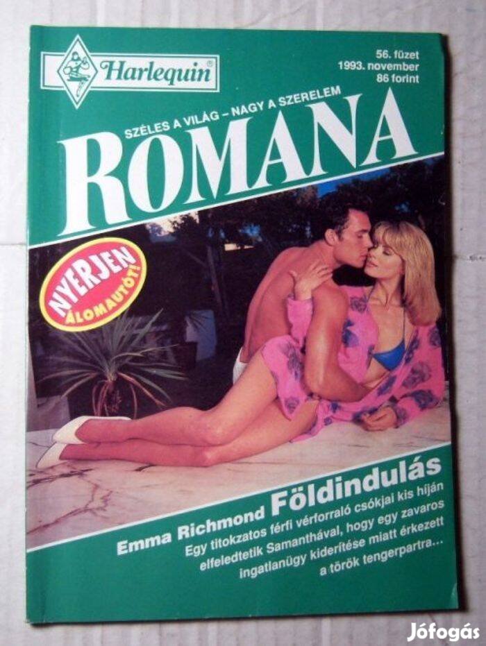 Romana 56. Földindulás (Emma Richmond) 1993 (romantikus)