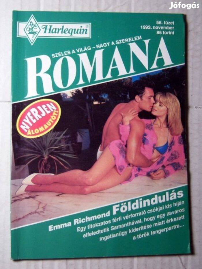 Romana 56. Földindulás (Emma Richmond) 1993 (romantikus)