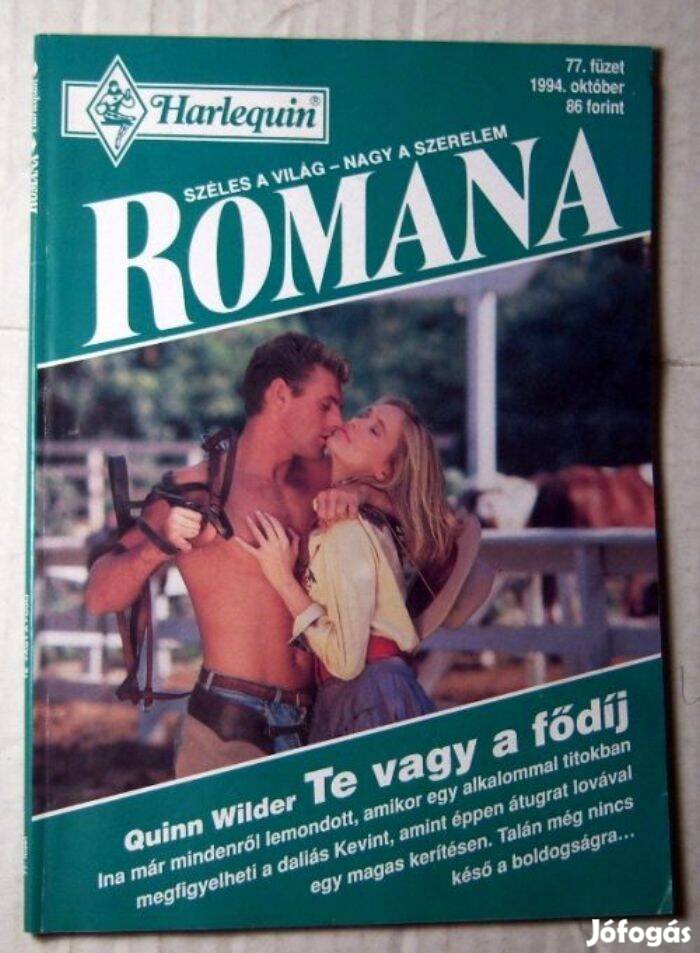 Romana 77. Te Vagy a Fődíj (Quinn Wilder) 1994 (romantikus)