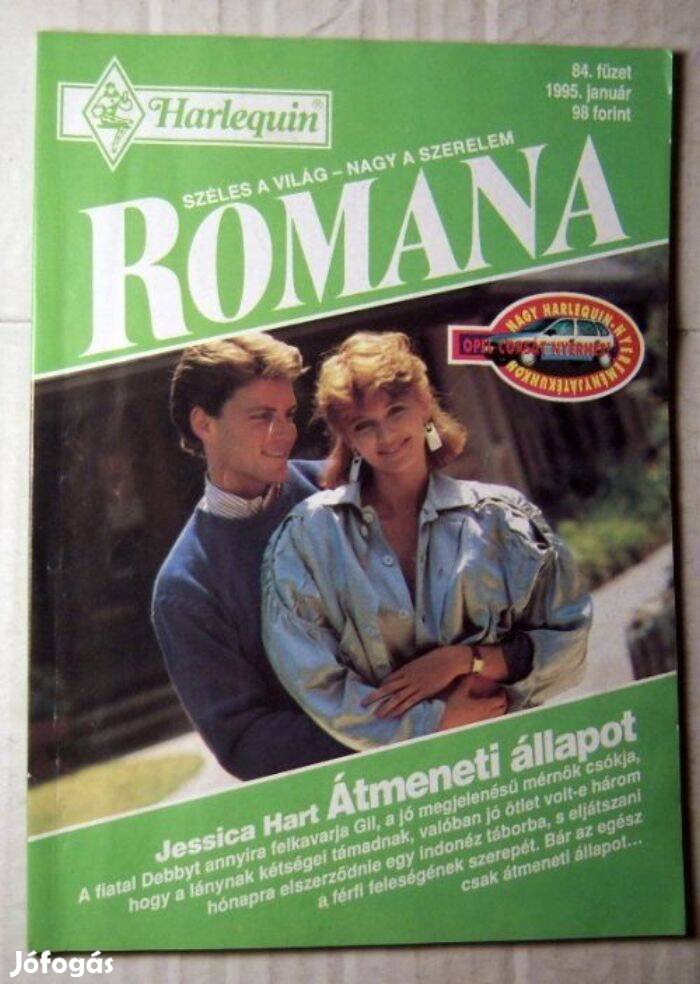 Romana 84. Átmeneti Állapot (Jessica Hart) 1995 (romantikus)