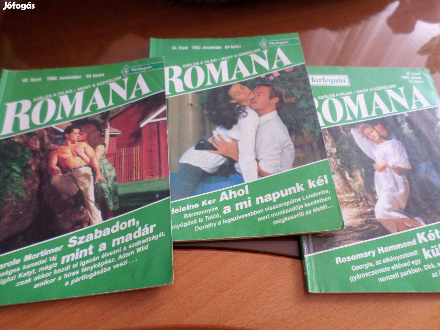 Romana Szabadon, mint madár Carole Mortimer 3 db egyben Romantikus