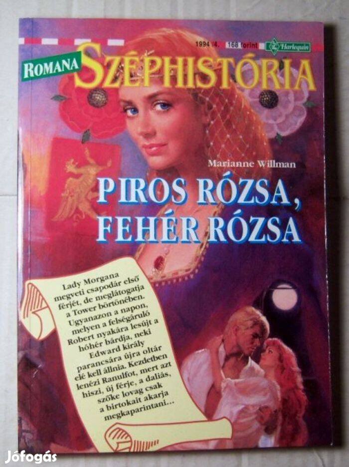 Romana Széphistória 1994/4 Piros Rózsa, Fehér Rózsa (Marianne Willman)