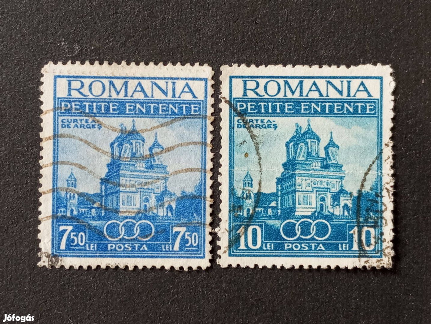 Románia 1937 Kis antant komplett bélyegsor