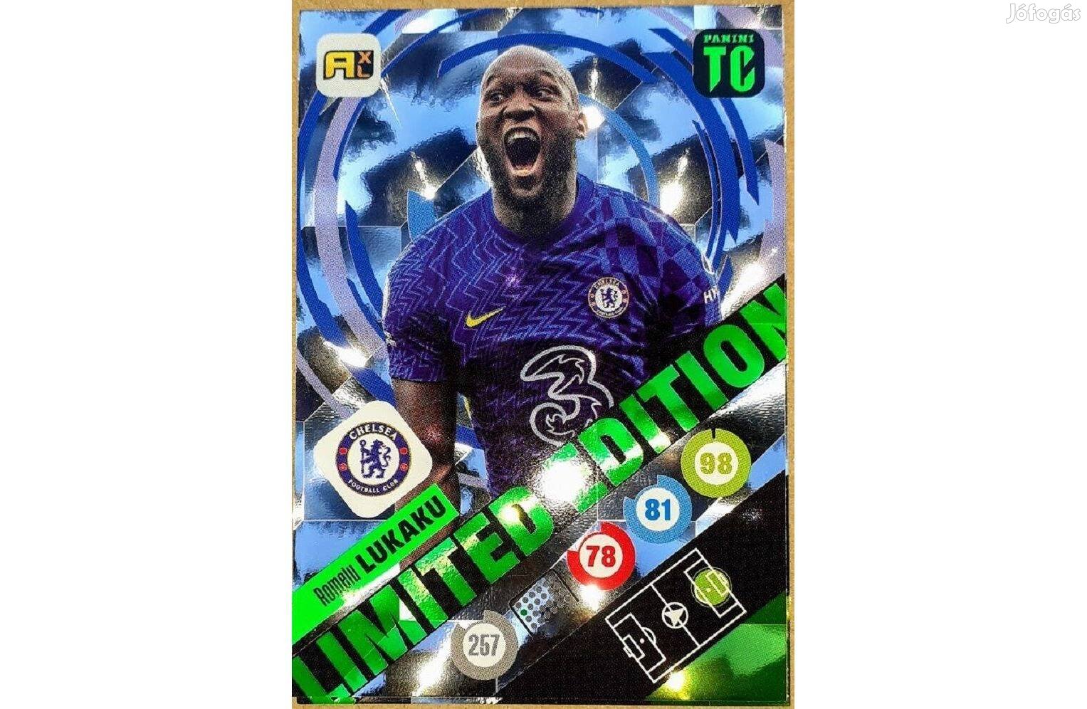 Romelu Lukaku Chelsea Limited focis kártya Panini Top Class 2022