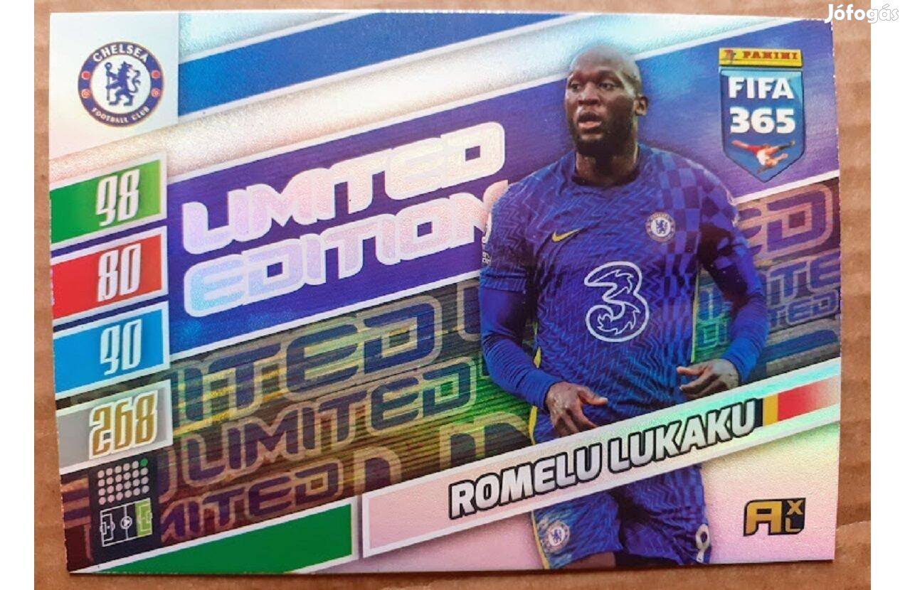 Romelu Lukaku Chelsea XXL Limited focis kártya Panini 2022 Update