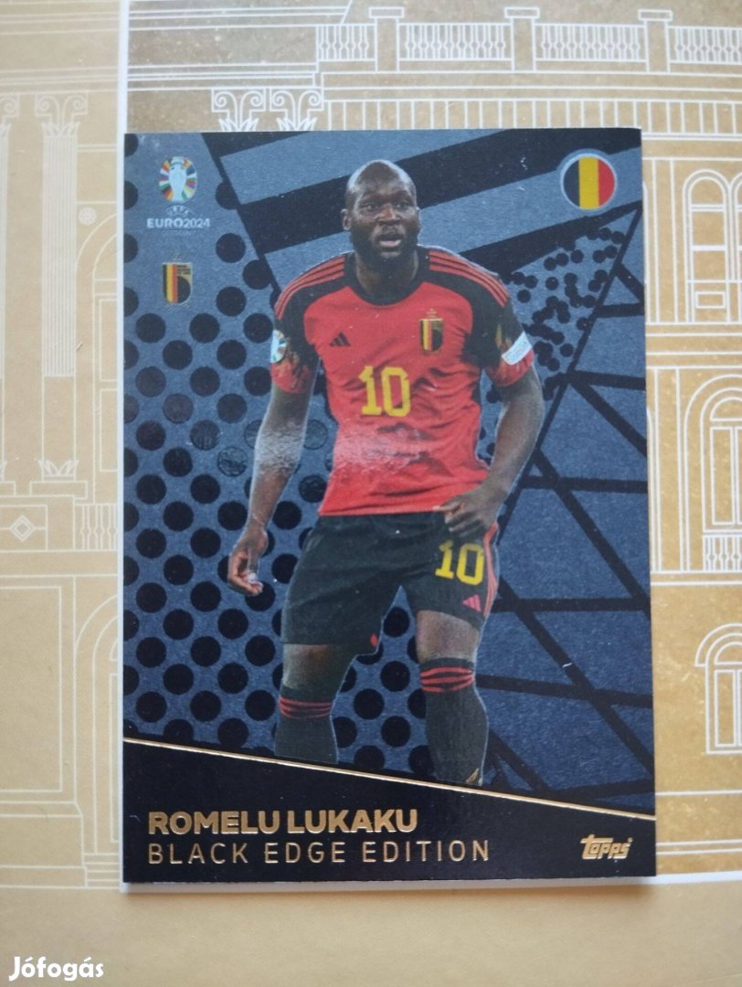 Romelu Lukaku (Belgium) Black Edge Euro 2024 kártya