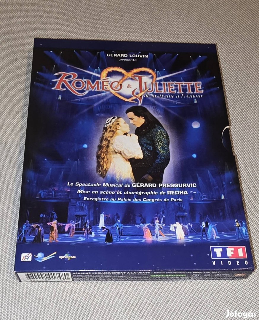Rómeó és Júlia-Roméo & Juliette  dupla DVD diszdoboz 