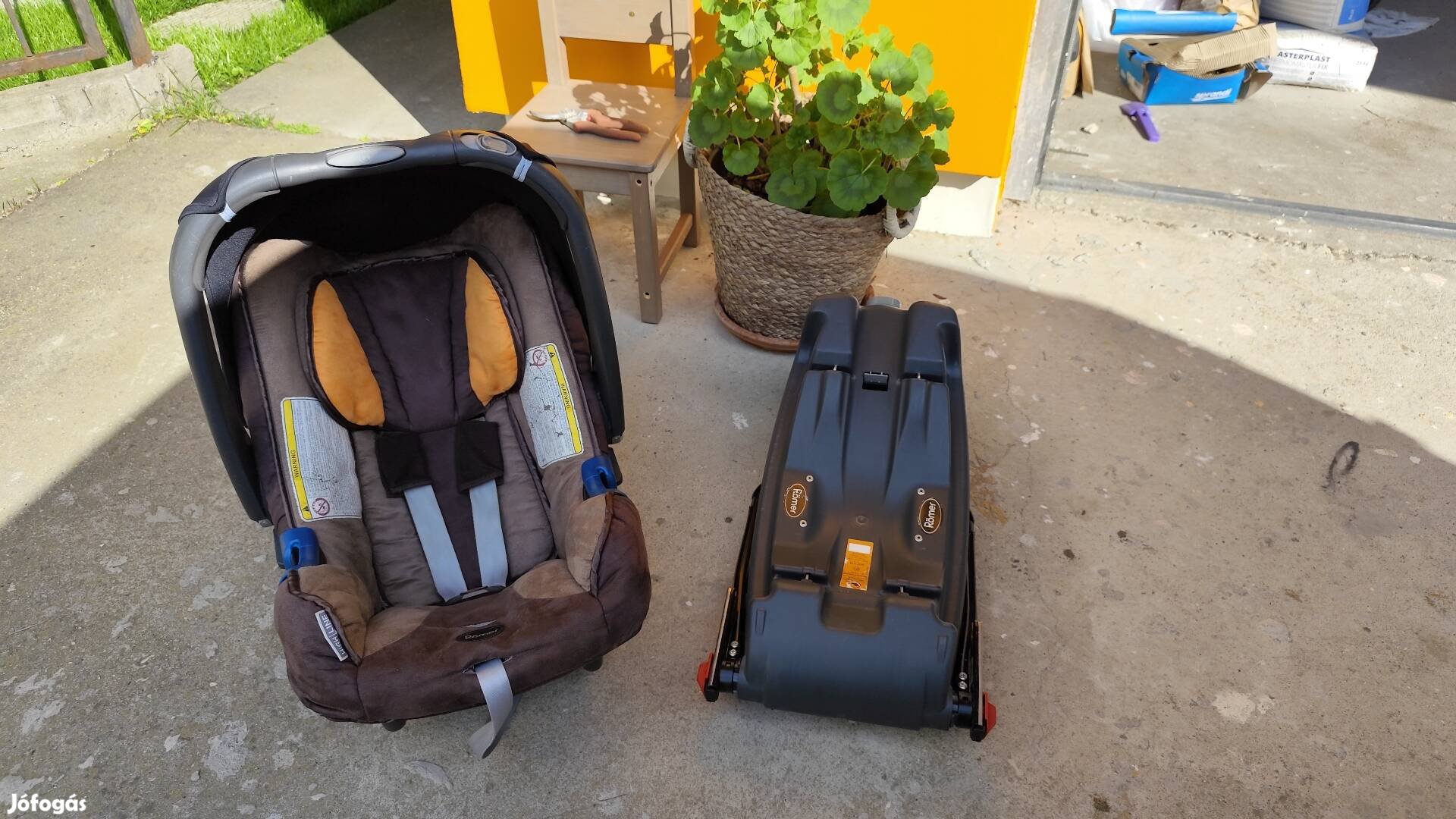 Römer Baby-Safe plüss shr II 0-13kg Gyerekülés isofix bázis talppal