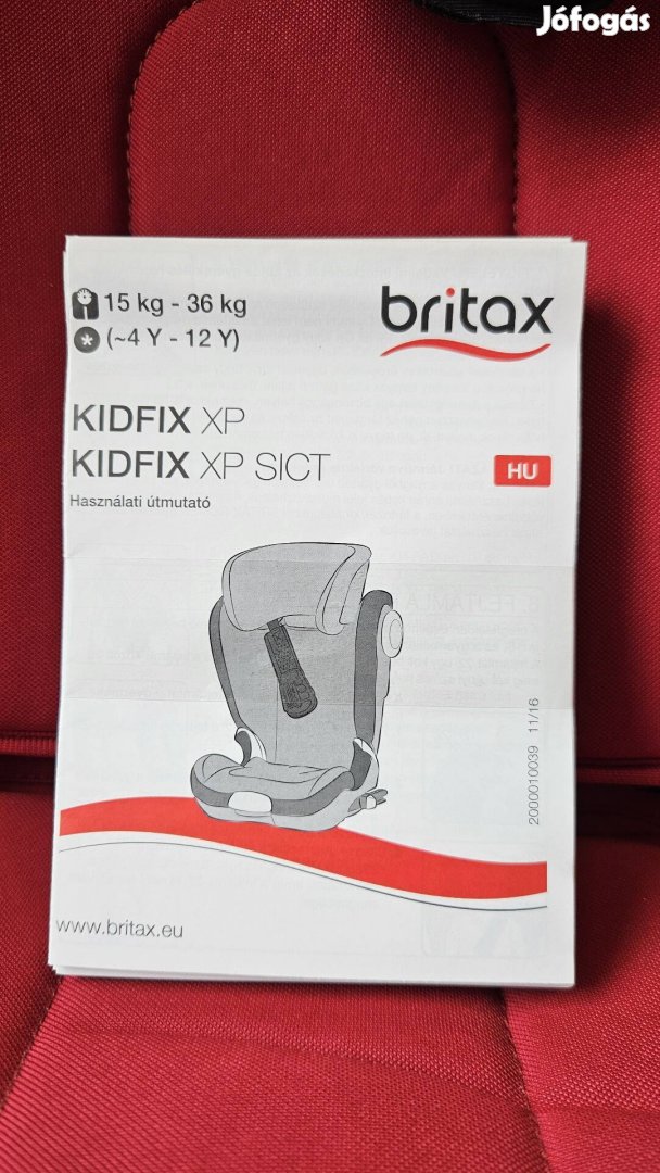 Römer Britax Kidfix XP isofix 15-36kg gyerekülés