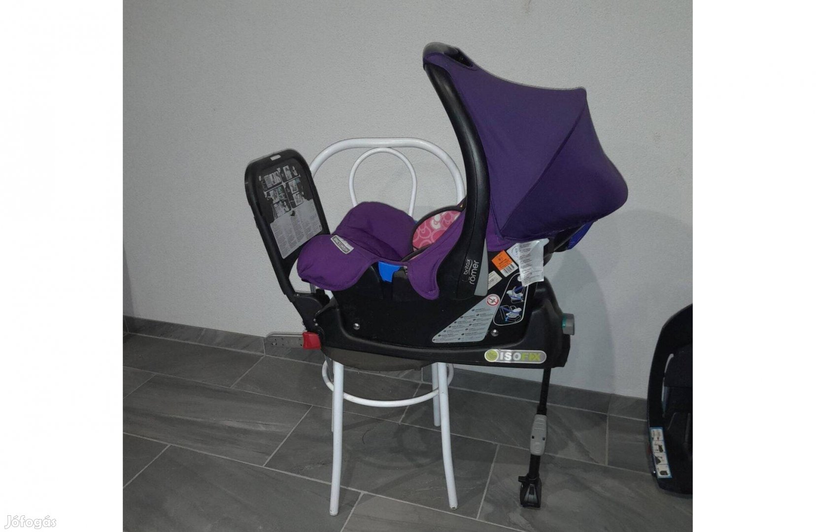 Römer hordozó + isofix talp 0-13 kg