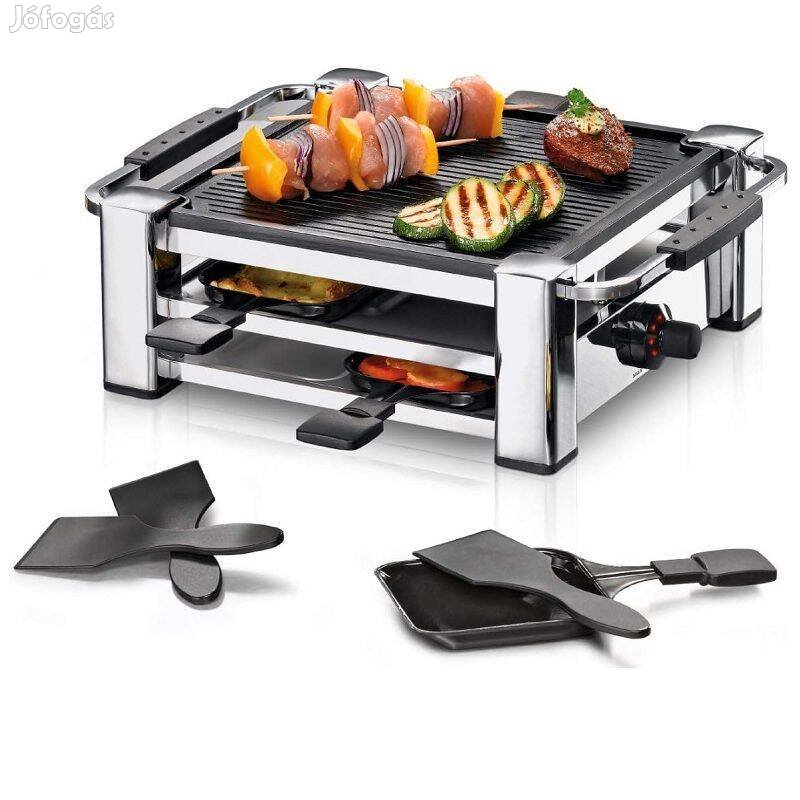 Rommelsbacher RCC 1000 Fashion raclette grillsütő, 4 személyes, 1000W