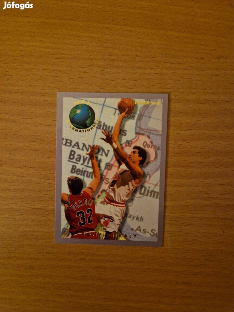 Ron Seikaly Fleer 1993-94 NBA Internationals 10of12 kosaras