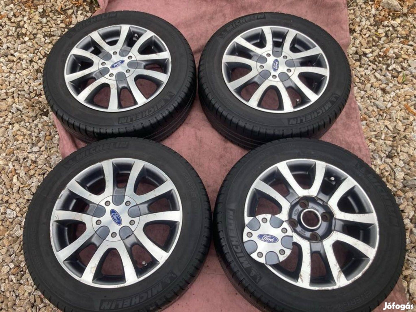 Ronal gyári Ford alufelni 4 db. 4x108 Michelin 195/60 R15