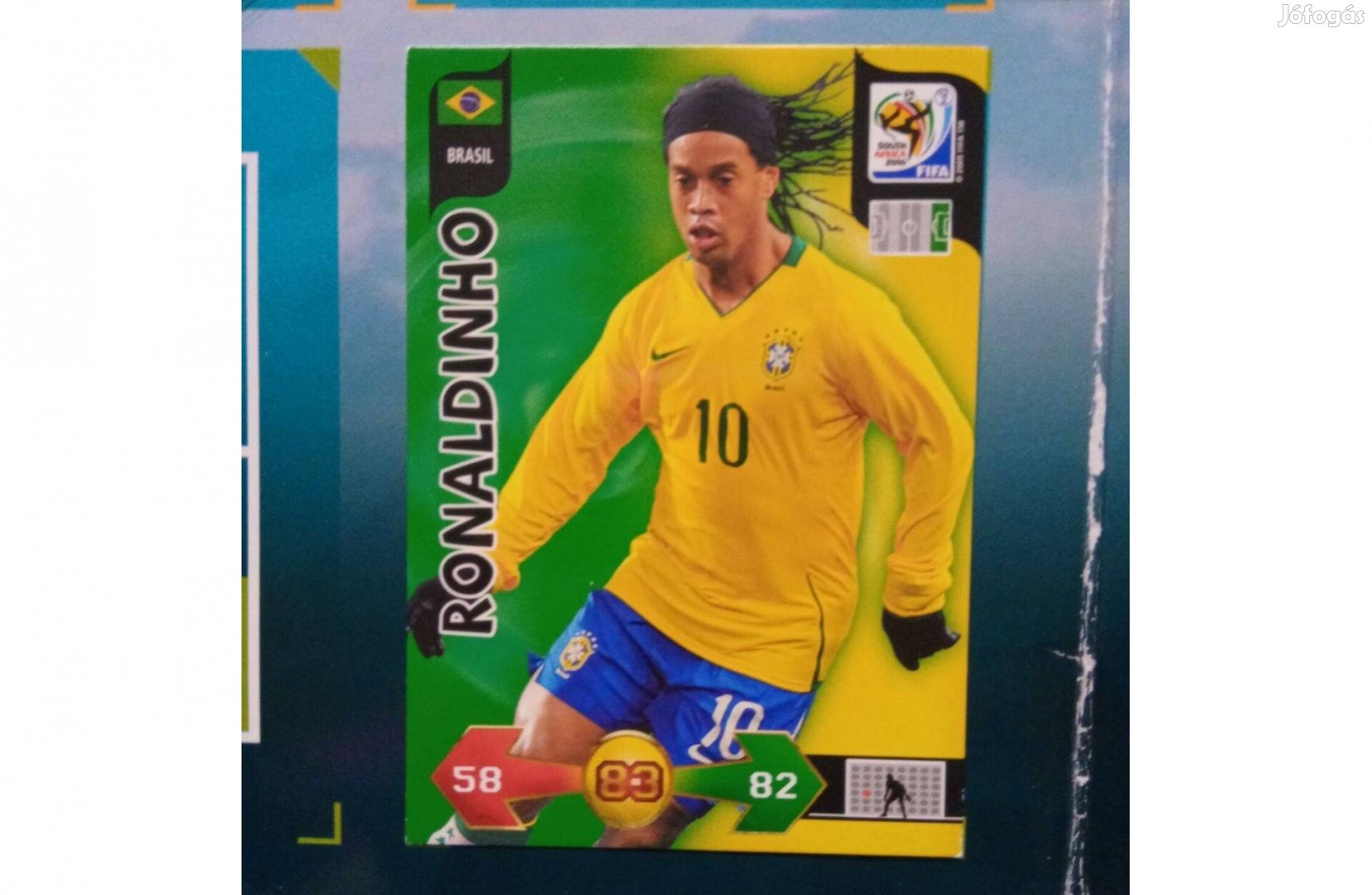 Ronaldinho (Brazília) Fifa World Cup 2010 focis kártya