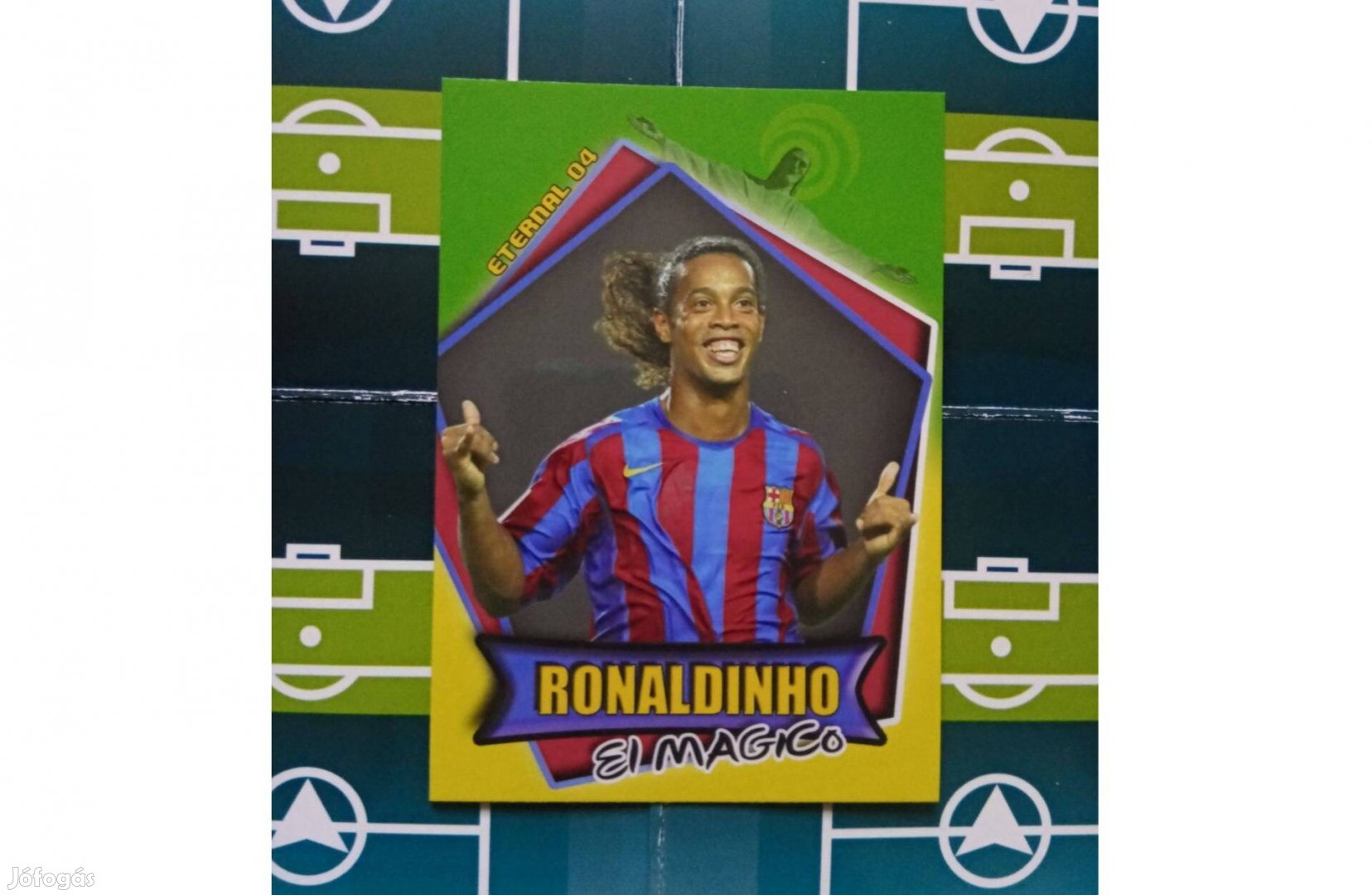 Ronaldinho FC Barcelona szurkolói focis kártya