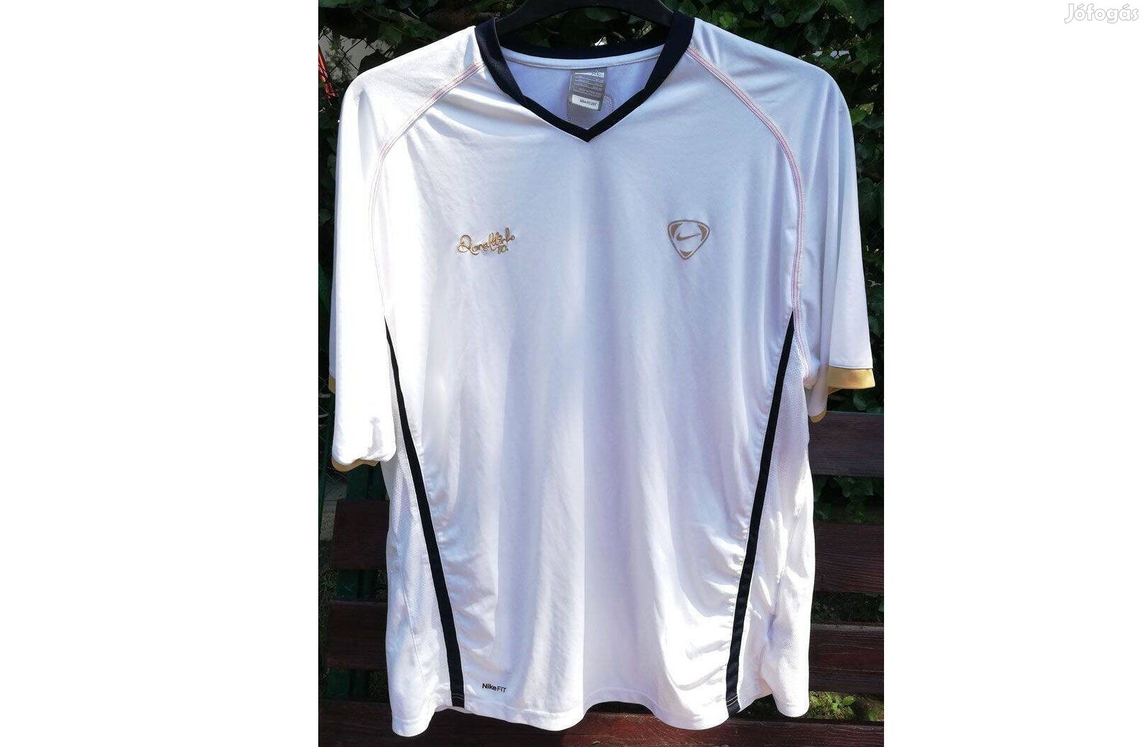 Ronaldinho eredeti fehér Nike póló XL