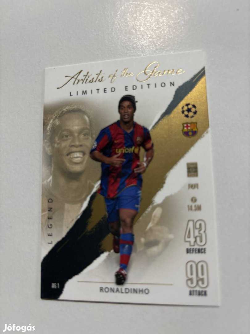 Ronaldinho focis kártya