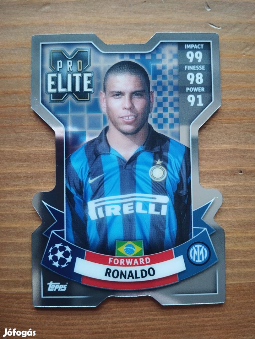 Ronaldo (Internazionale) Chrome X Pajzs BL Extra 2023 kártya