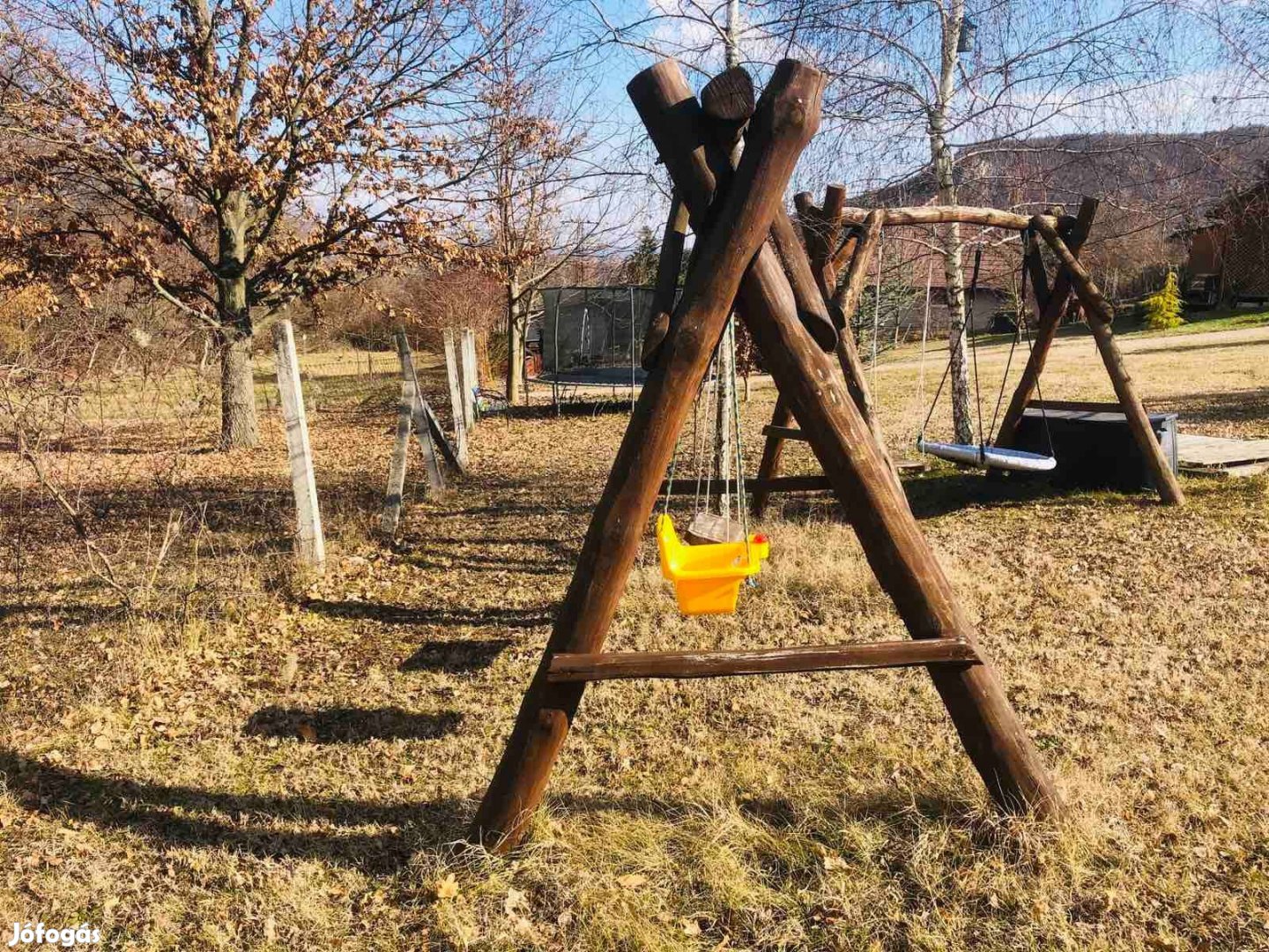 Rönk hintaállvány gyereknapra akciósan