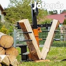 Rönkhasító-fahasító Kompakt 8T álló 400V 3500W méteres hasítógép