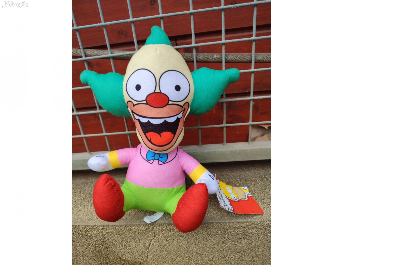 Ropi bohóc The Simpson új, címkés plüss