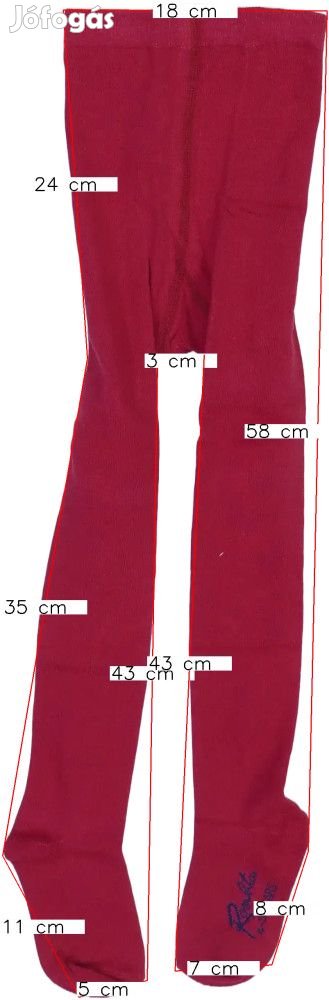 Rosalita Új (címkés) Lány Harisnya (Méret: 110)