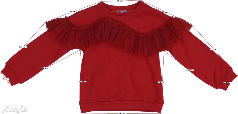 Rosalita Új (címkés) Lány Pulóver (Méret: 104)