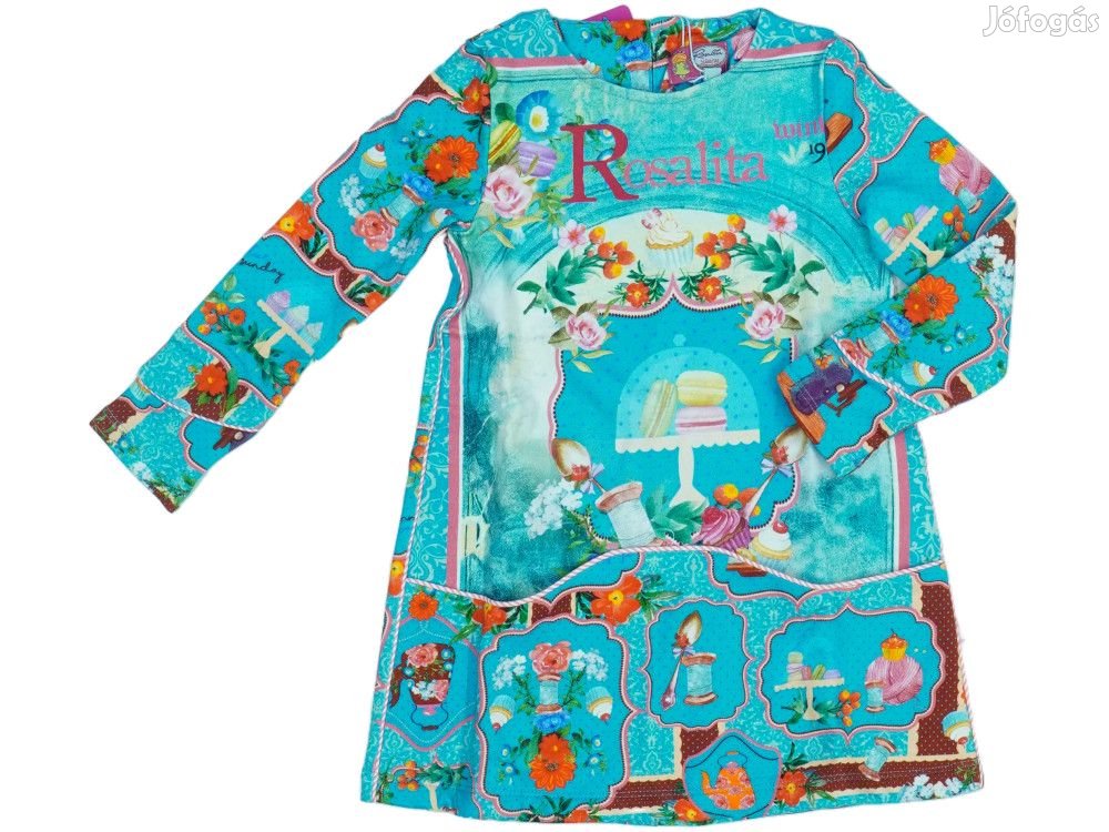 Rosalita Új címkés Lány Ruha Méret 98