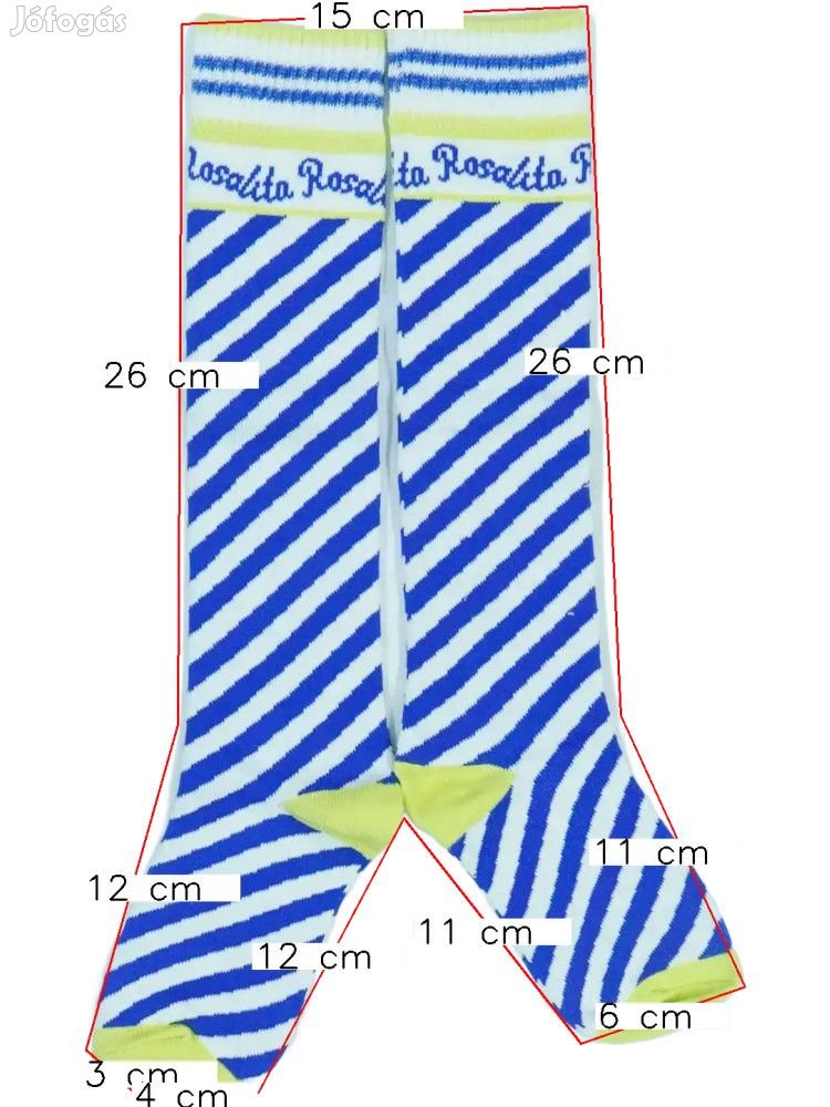 Rosalita Új (címkés) Lány Térdzokni (EU 33)