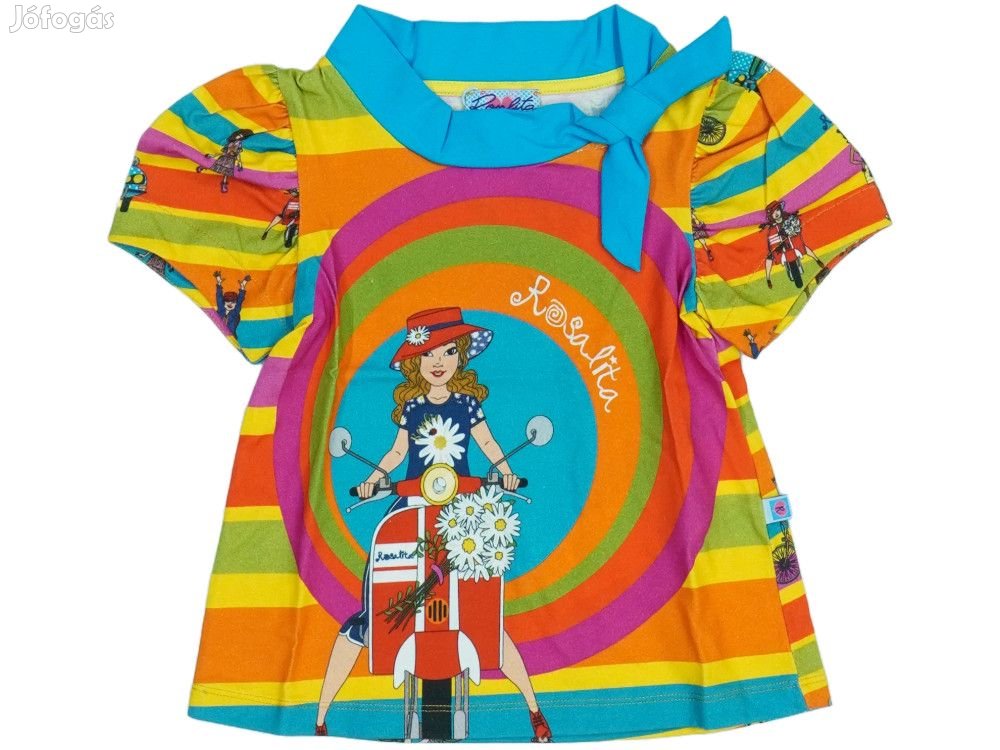 Rosalita Új címkés Lány Tunika Méret 104