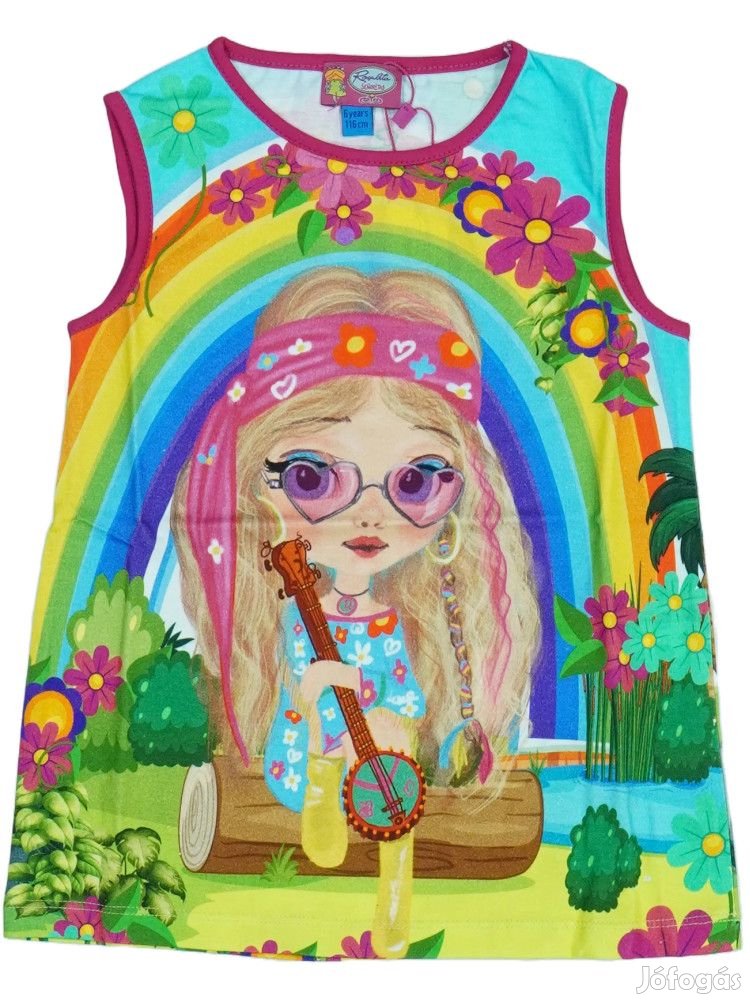 Rosalita Új címkés Lány Tunika Méret 116
