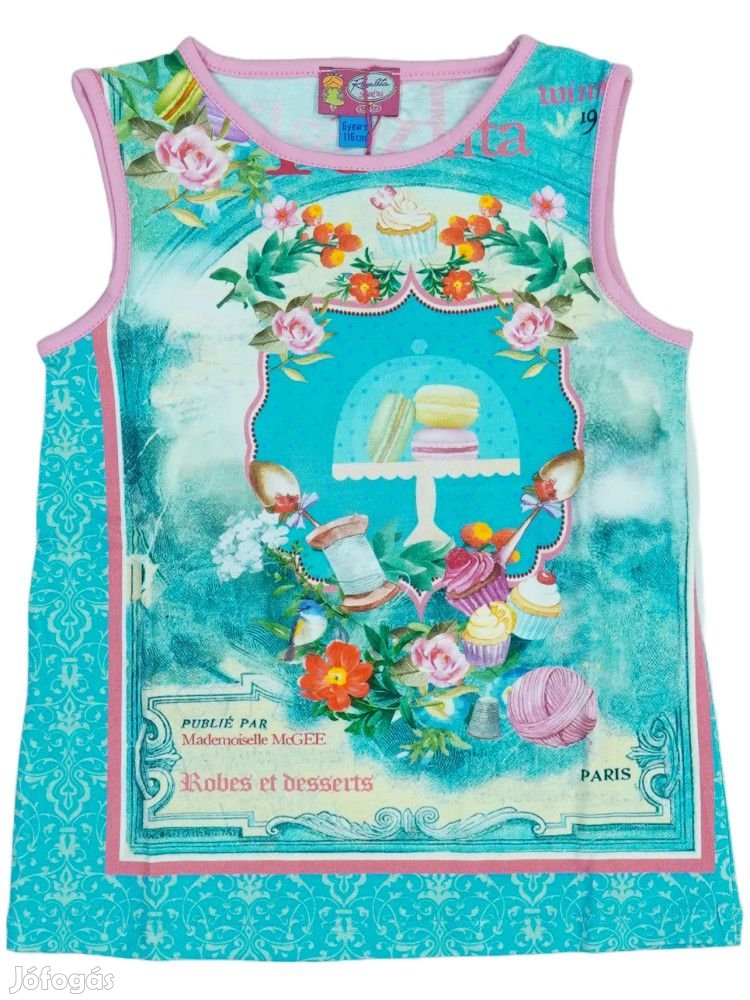 Rosalita Új címkés Lány Tunika Méret 116