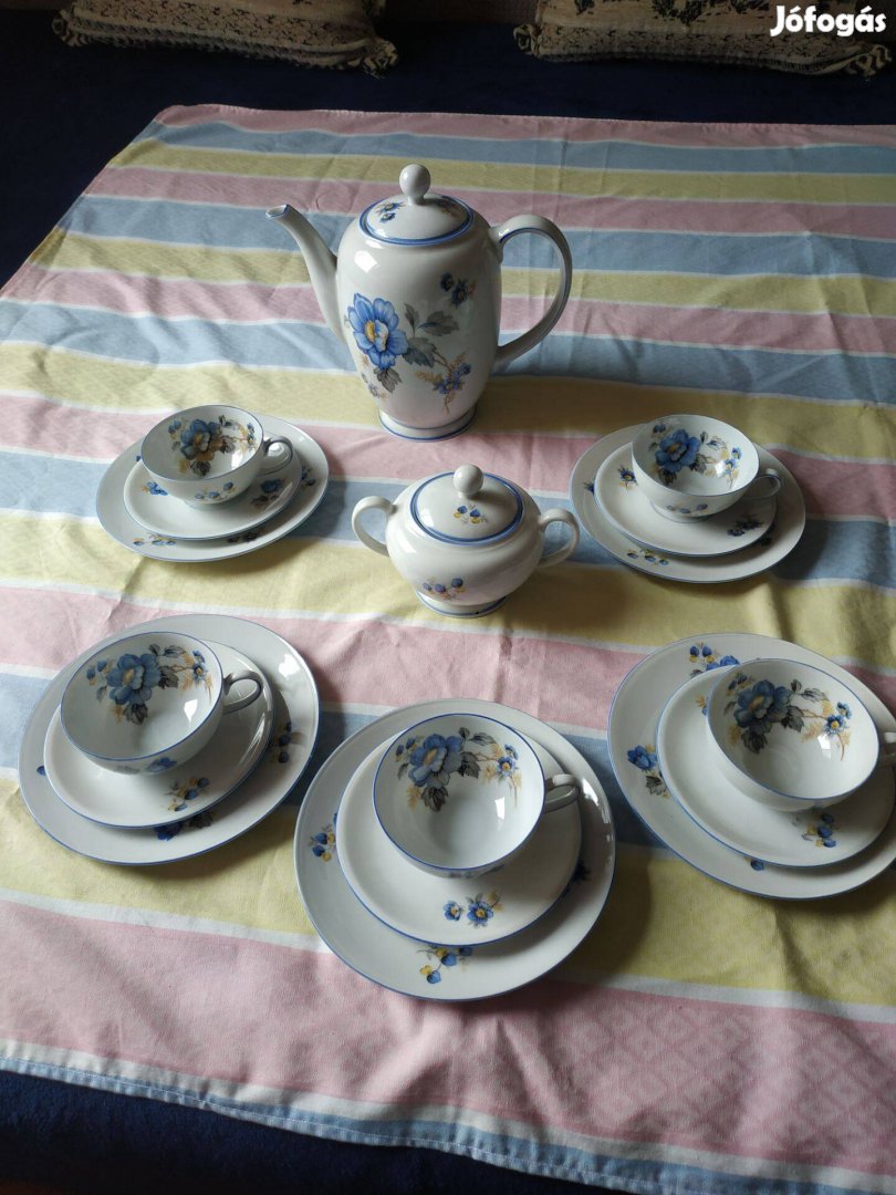 Roschütz 5 személyes porcelán reggeliző készlet