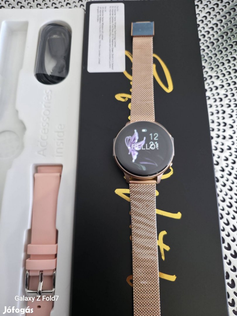 Rosegold női okosóra, Új