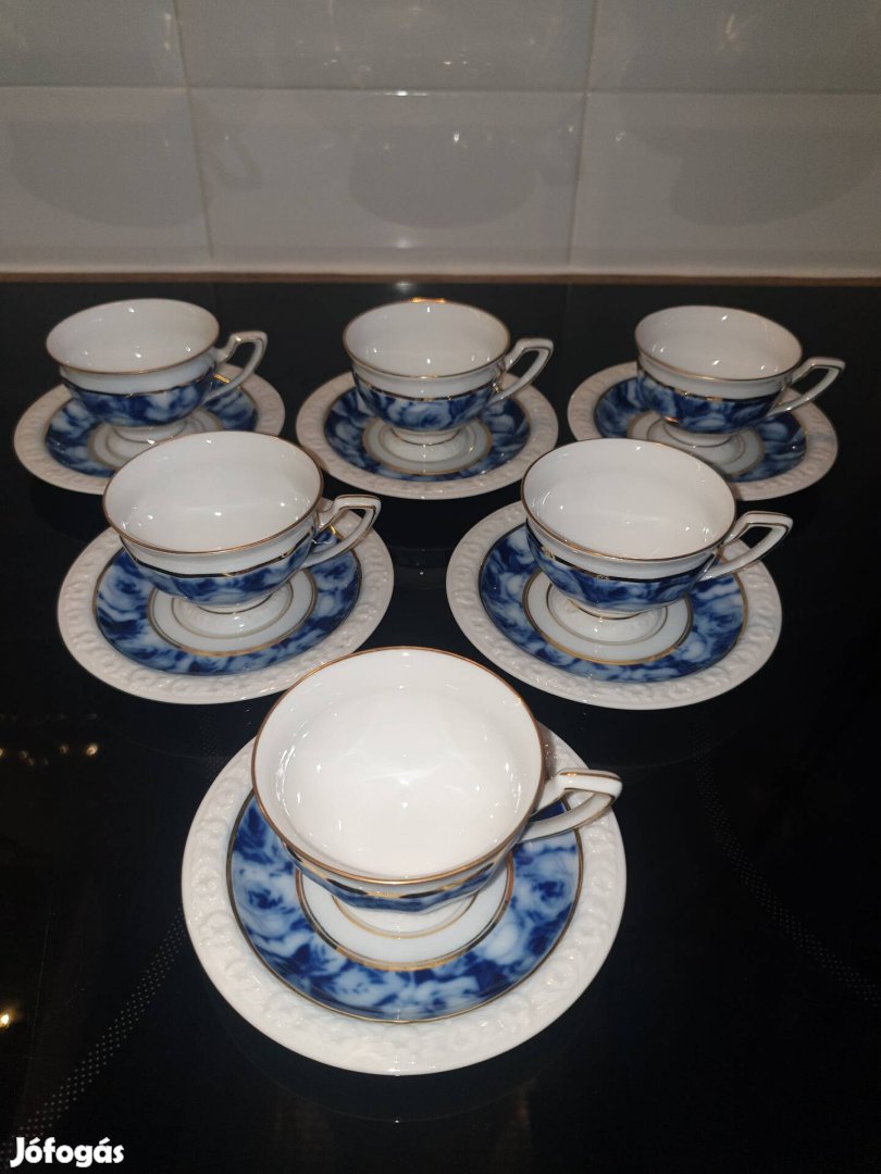 Rosenthal Royal Blue teás készlet 
