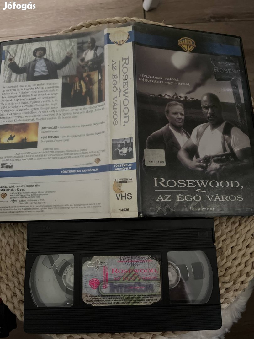 Rosewood az égő város vhs film